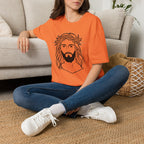 Jesus Portrait T-Shirt — Crown of Thorns Faith Tee