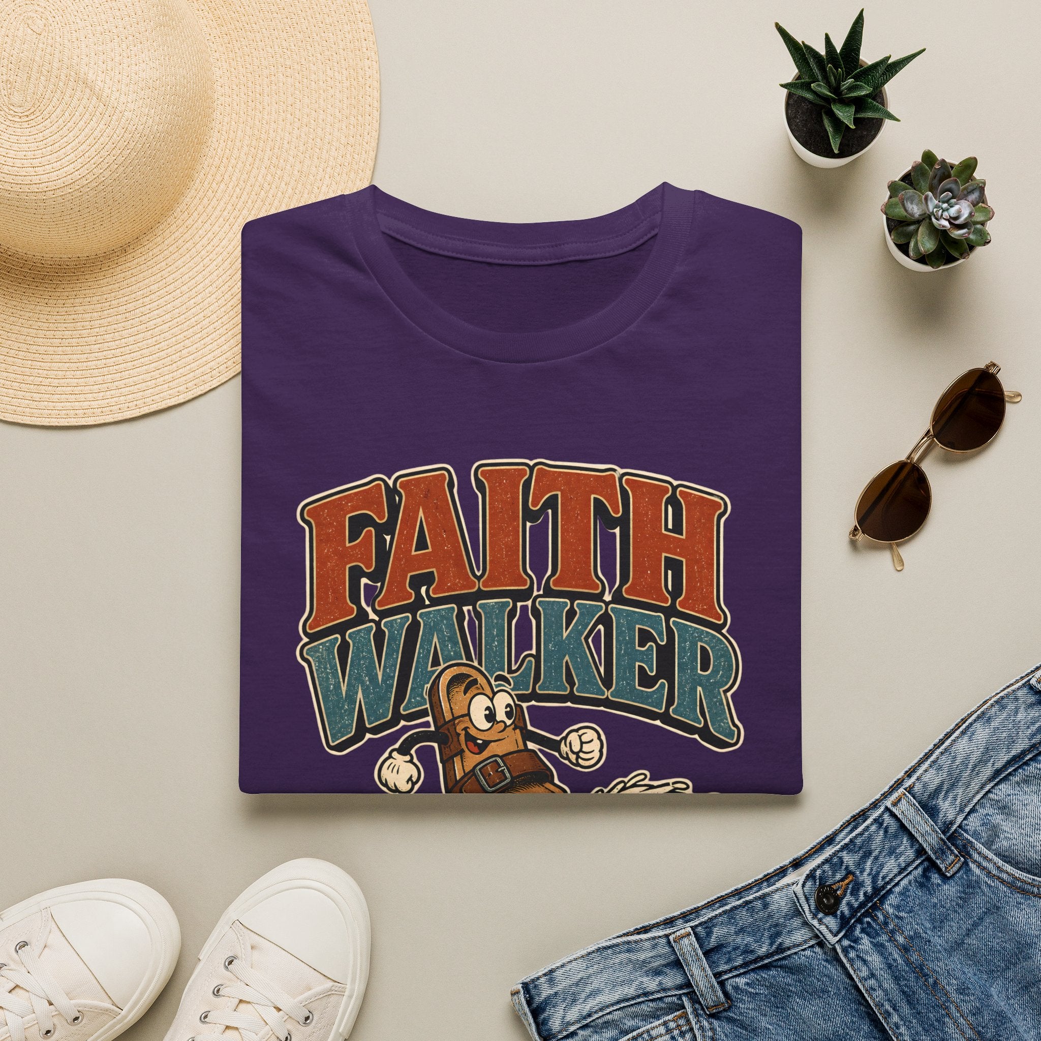 Faith Walker T-Shirt — Retro Surfing Faith Graphic Tee