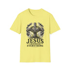 Christian Cross T-Shirt — "Jesus Changed Everything" Faith Tee