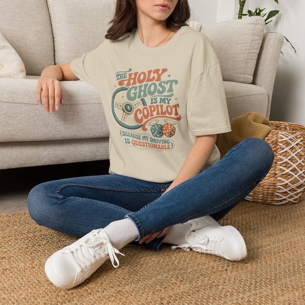 The Holy Ghost Is My Copilot T-Shirt — Religious Vintage Pilot Tee
