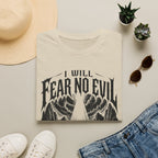 I Will Fear No Evil T-Shirt — Psalm 23:4 Inspirational Christian Tee