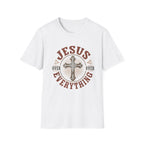 Jesus Over Everything T-Shirt — Christian Cross Faith Tee