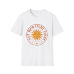 Sunshine Graphic T-Shirt — "Let Your Light Shine" Inspirational Tee