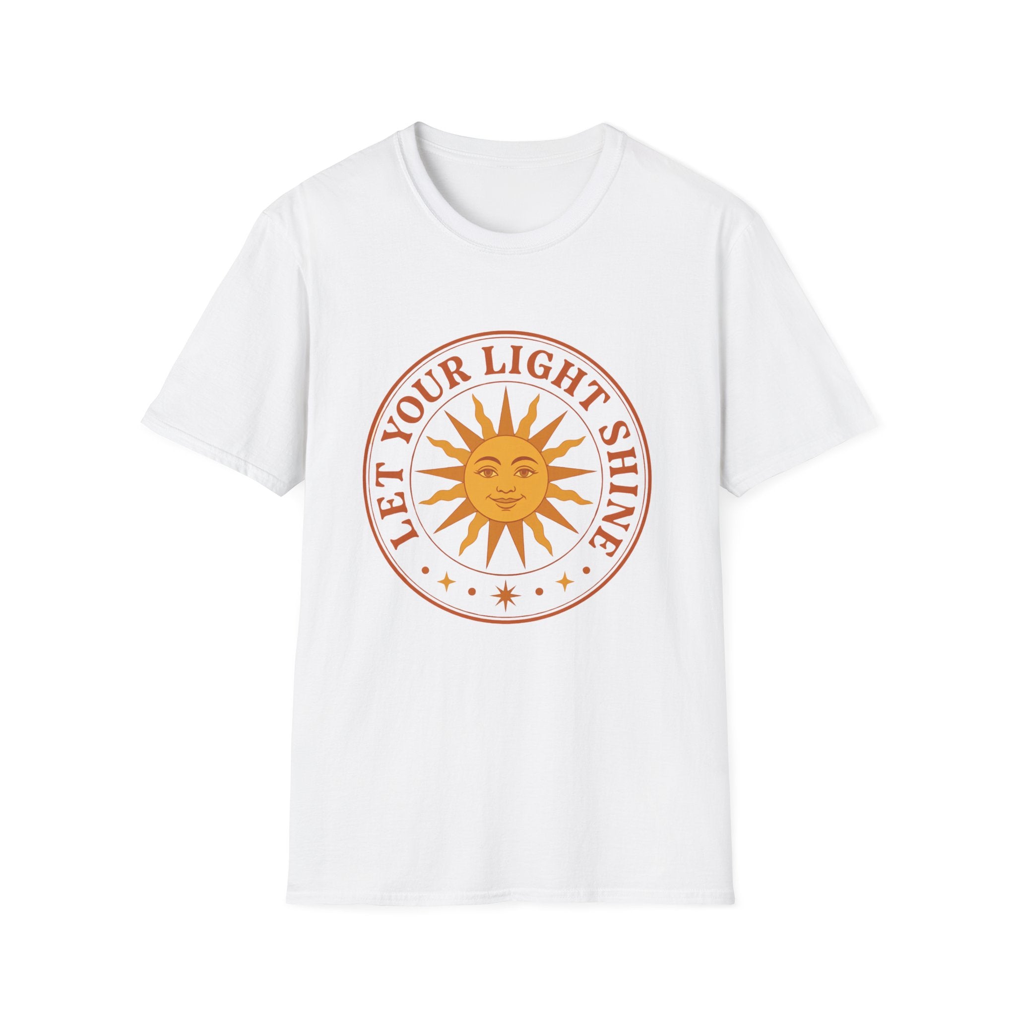 Sunshine Graphic T-Shirt — "Let Your Light Shine" Inspirational Tee