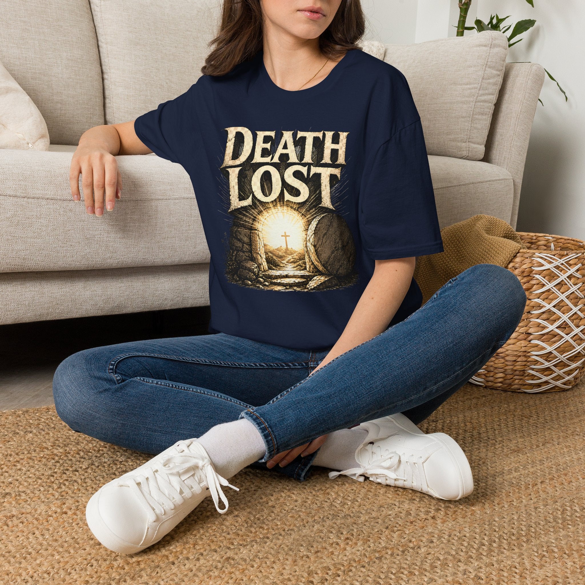 Death Lost T-Shirt — Vintage Tombstone Graphic Tee