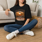 Harvesting His Promises T-Shirt — Fall Pumpkin & Sunflower Faith Tee