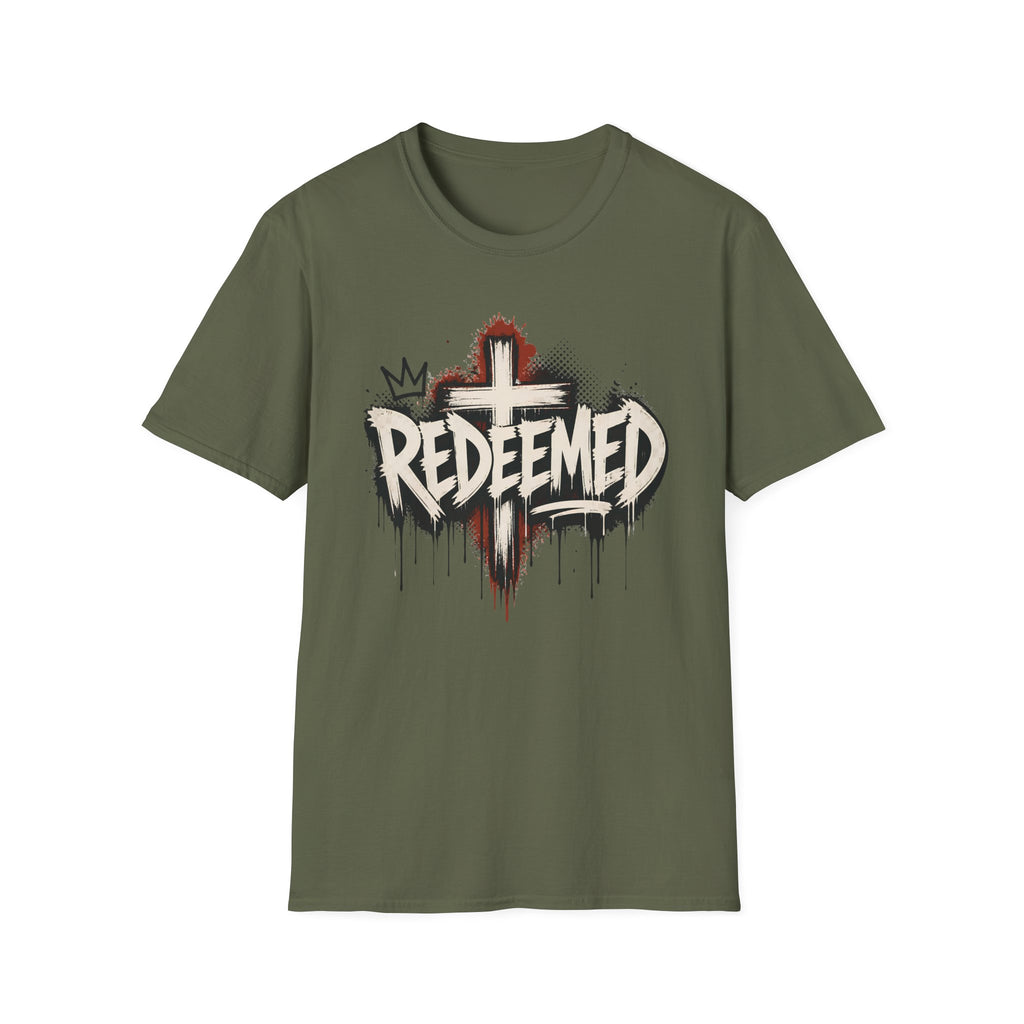 Redeemed Cross T‑Shirt — Christian Faith Graphic Tee