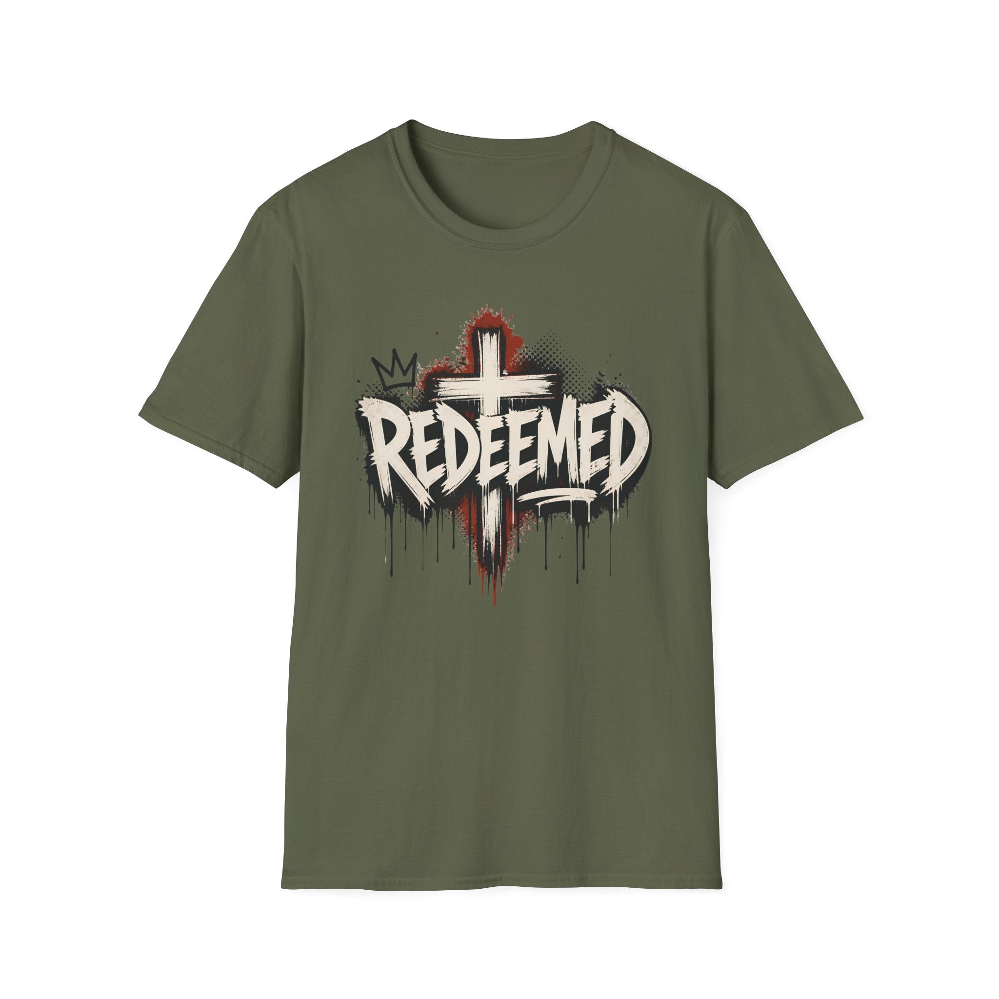 Redeemed Cross T‑Shirt — Christian Faith Graphic Tee