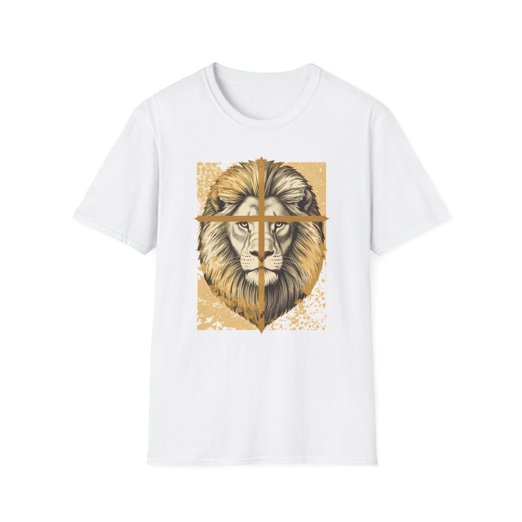 Lion Cross T‑Shirt — Faith-Inspired Lion Graphic Tee