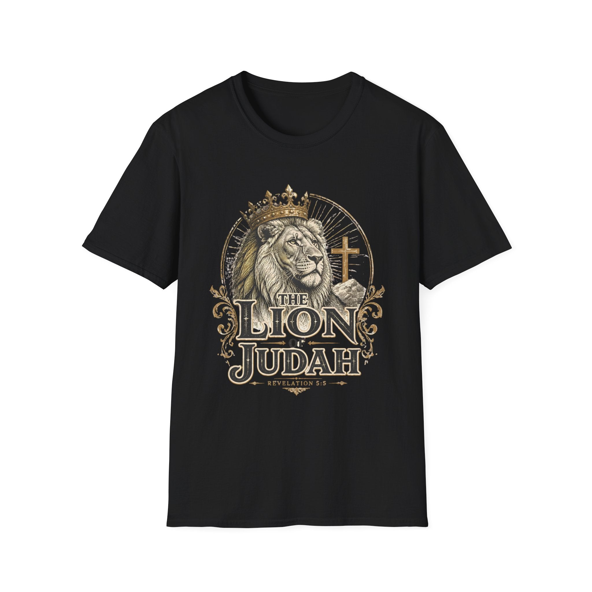 Lion of Judah T-Shirt — Christian Faith King Lion Graphic Tee
