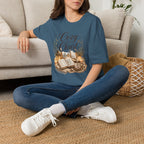 Cozy with Christ T‑Shirt — Faithful Christmas Cozy Home Design