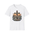 Anchored in Jesus T-Shirt — Christian Anchor Faith Tee
