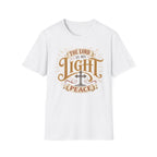 Christian T-Shirt - "The Lord Is My Light & Peace" Inspirational Faith Tee