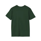 Video Game Christian T-Shirt — "Game Over? Sin Wins? Never." Neon Green Gamer Tee
