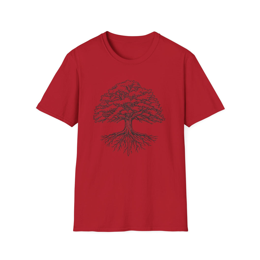 Tree of Life T-Shirt — Detailed Oak Tree Illustration Shirt