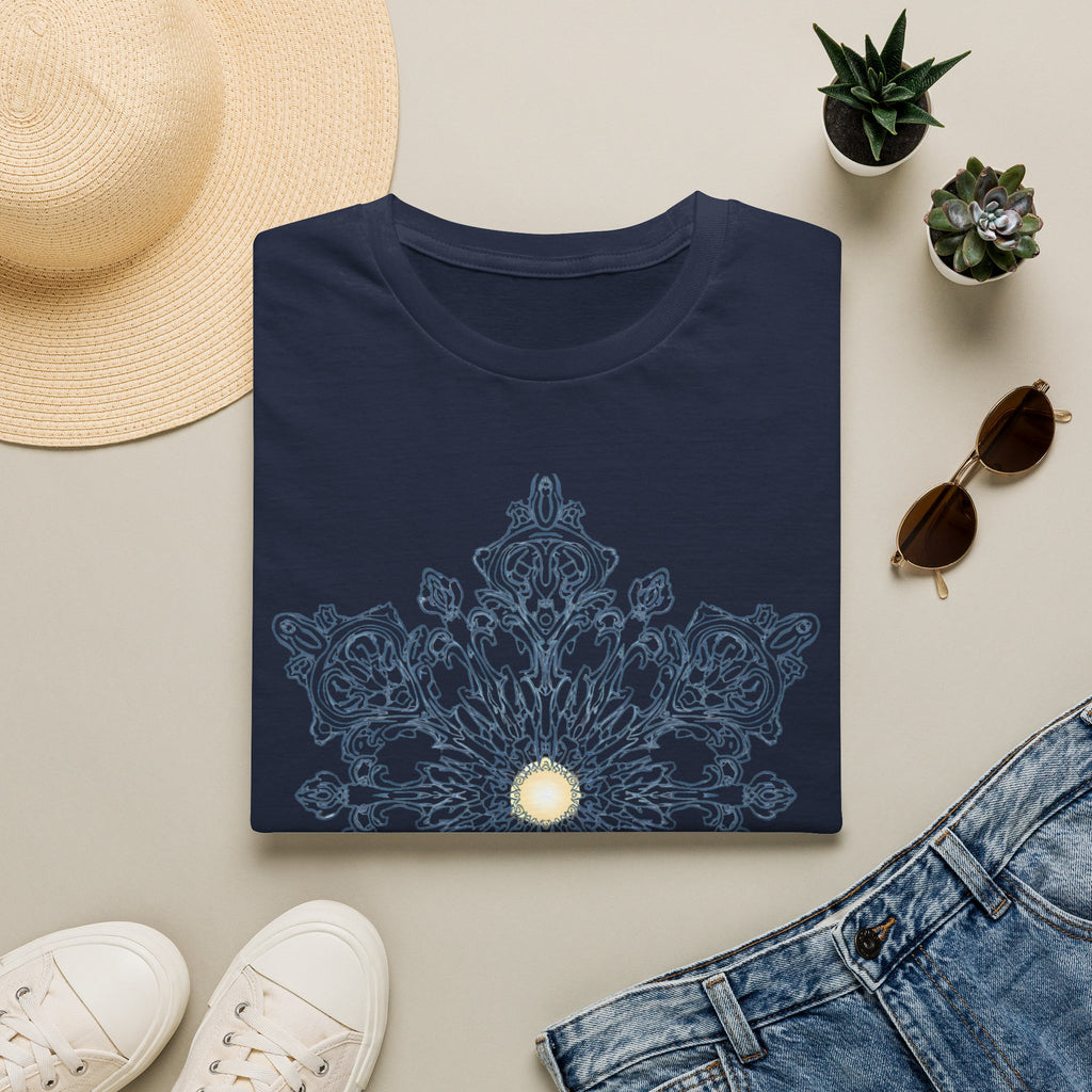 Floral Mandala Tee — Sunburst Lace Graphic T-Shirt