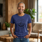 T-Shirt — 'He Will Teach You The Way You Should Go' Mountain Compass Christian Tee