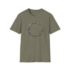 T-Shirt — Minimal Crown of Thorns Graphic Tee | Christian Faith Symbol Shirt