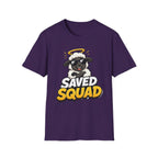 Saved Squad T‑Shirt — Cute Angel Sheep Graphic Tee for Christian Youth & Church Groups