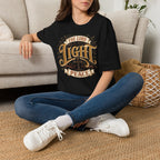 Christian T-Shirt - "The Lord Is My Light & Peace" Inspirational Faith Tee