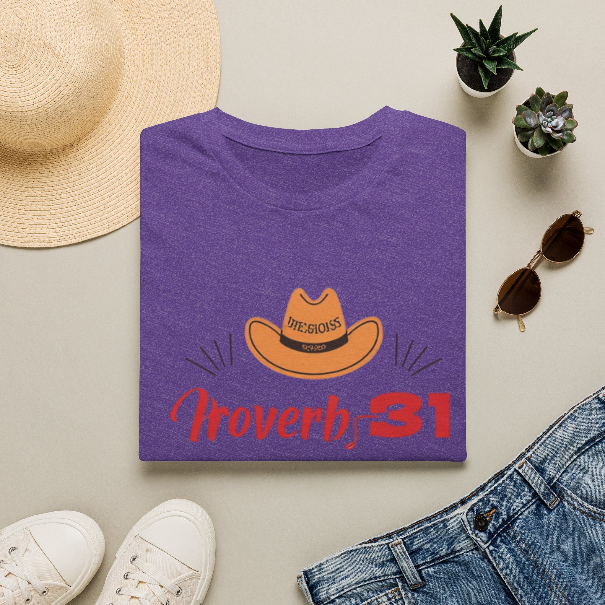 Proverbs 31 Cowgirl T-Shirt — 'Proverbs 31 But Make It Cowgirl' Christian Western Tee