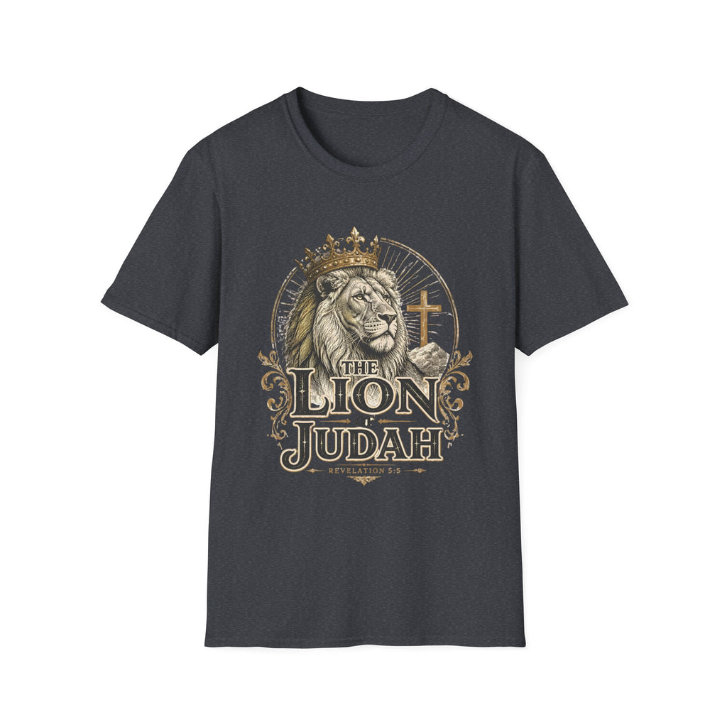 Lion of Judah T-Shirt — Christian Faith King Lion Graphic Tee