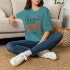 T-Shirt — “He Leads Me By His Grace” Christian Inspirational Tee