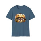 He Is Risen T-Shirt — Easter Christian Cross Resurrection Tee
