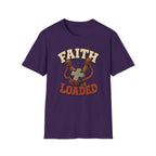Faith Loaded T-Shirt — Christian Slingshot Cross Graphic Tee