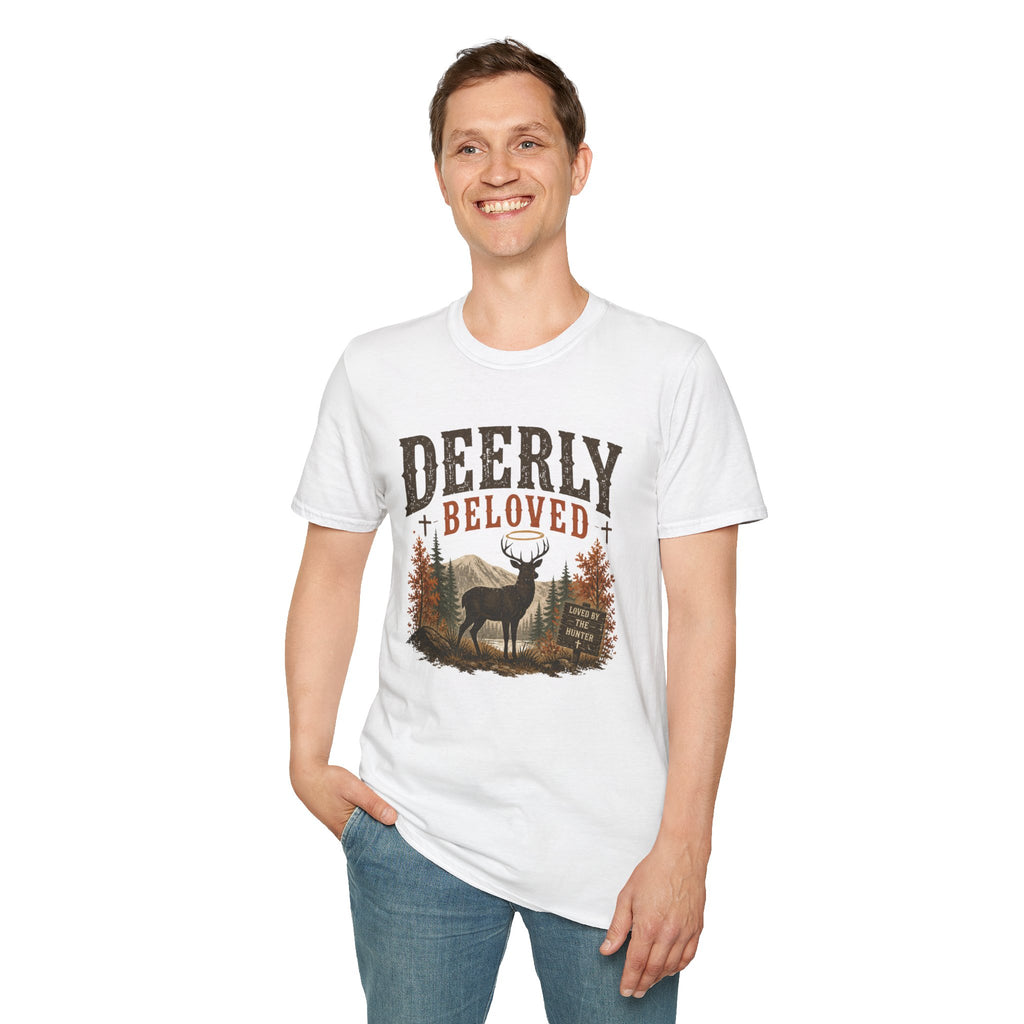 Deerly Beloved Graphic Tee — Rustic Deer Nature T-Shirt