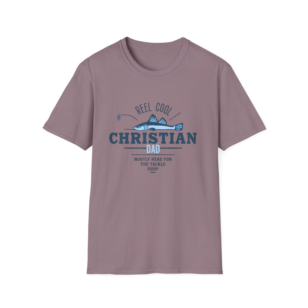 Reel Cool Christian Dad T-Shirt — Fishing Faith Father Gift