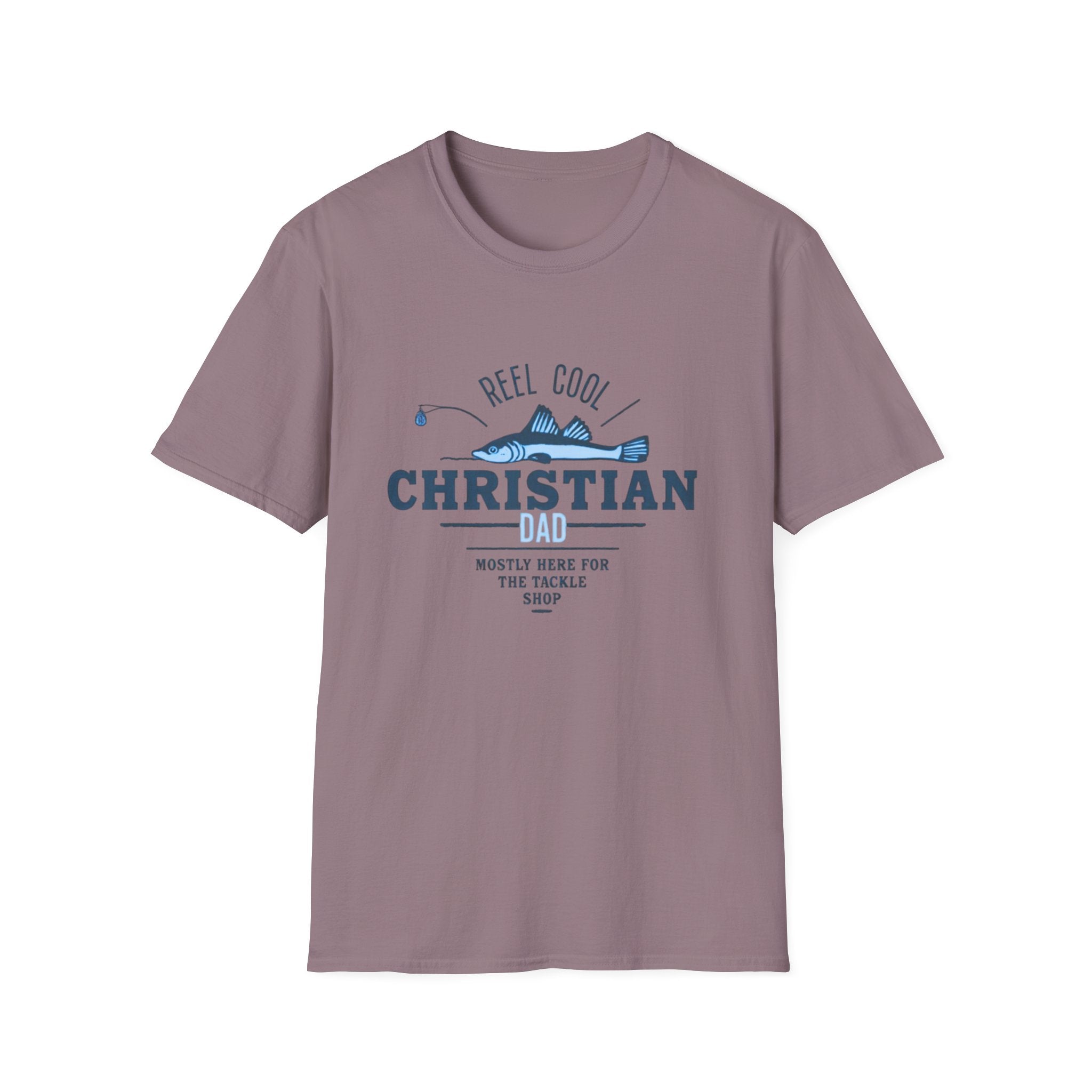 Reel Cool Christian Dad T-Shirt — Fishing Faith Father Gift