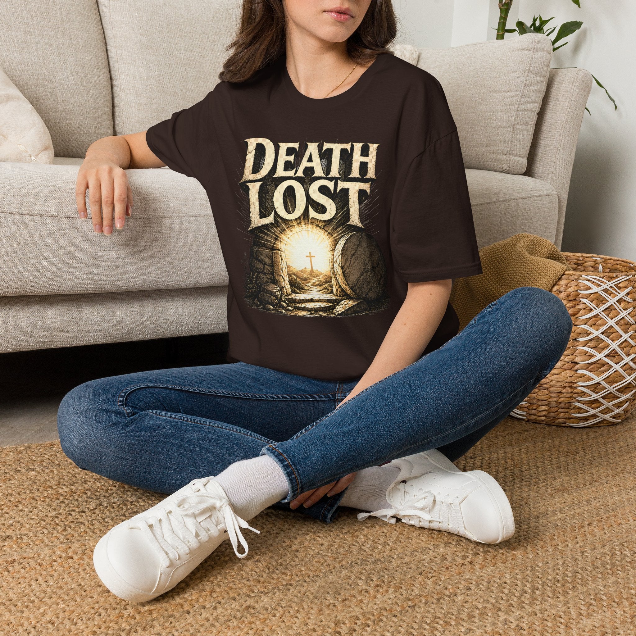 Death Lost T-Shirt — Vintage Tombstone Graphic Tee