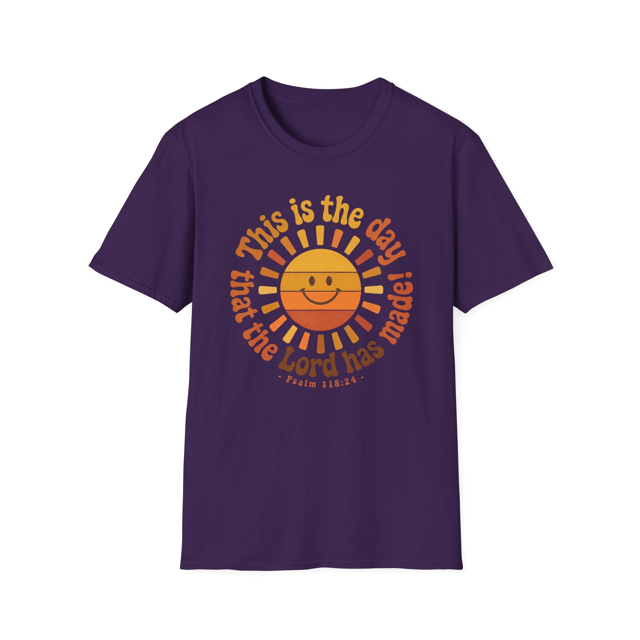 Sunrise Faith T-Shirt — "This is the day that the Lord has made" Christian Tee