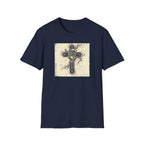 Vintage Microphone Cross T-Shirt — Retro Gospel Music Tee
