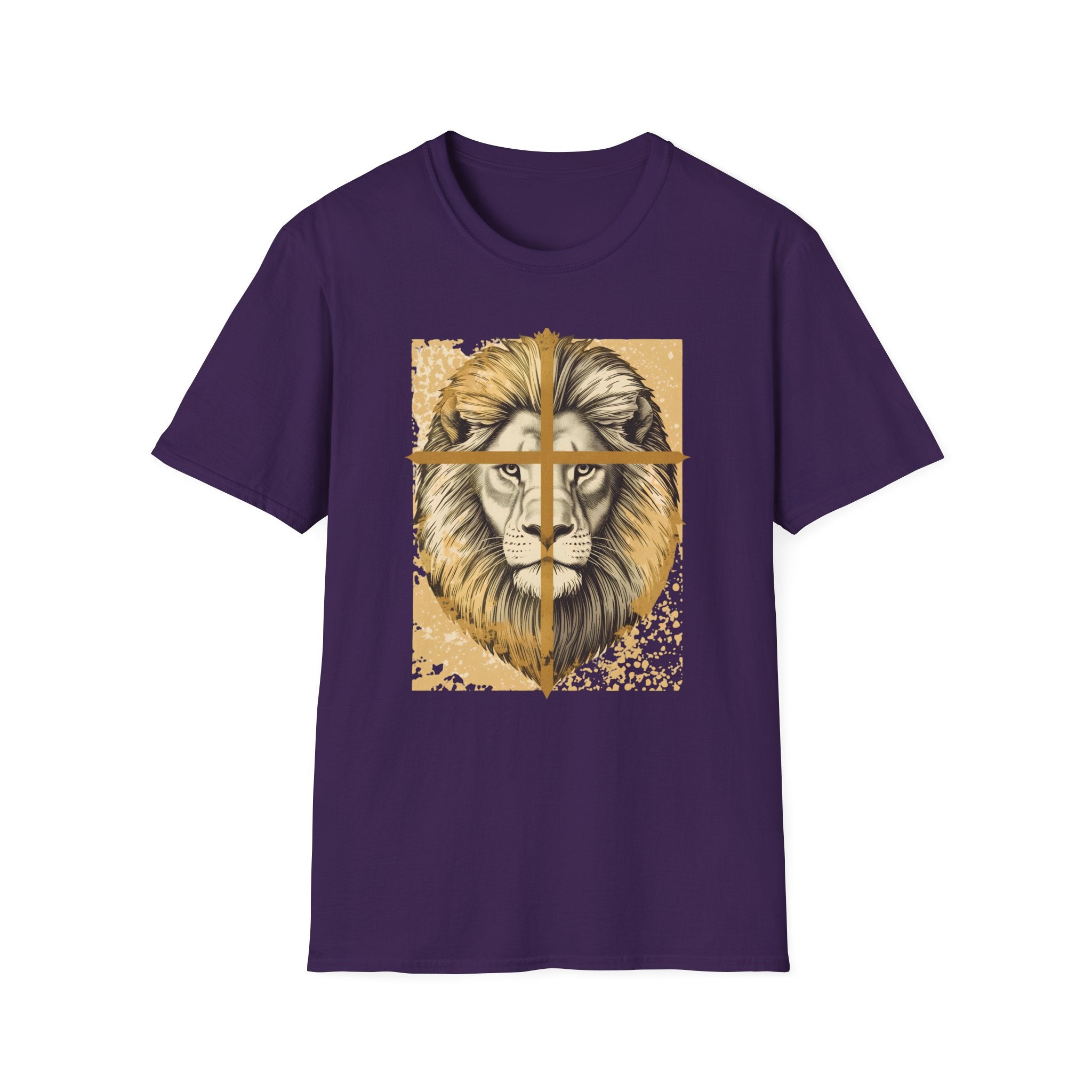 Lion Cross T‑Shirt — Faith-Inspired Lion Graphic Tee