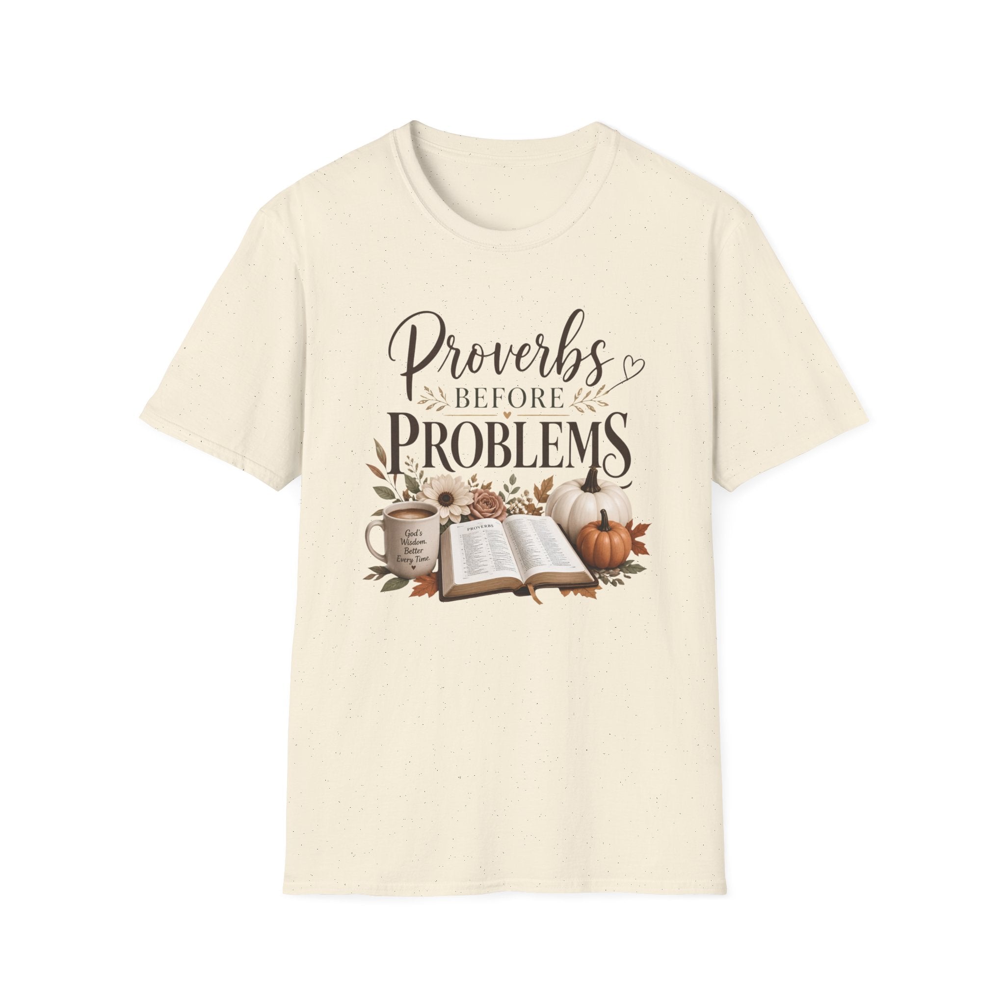 T-Shirt — "Proverbs Before Problems" Inspirational Christian Tee
