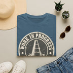 Work In Progress T-Shirt — 'Work In Progress' Vintage Cone Graphic Tee (Philippians 1:6)