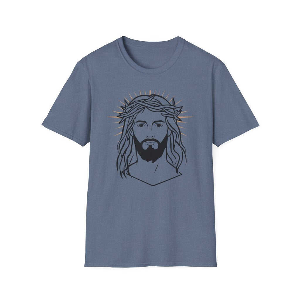 Jesus Portrait T-Shirt — Crown of Thorns Faith Tee
