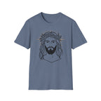 Jesus Portrait T-Shirt — Crown of Thorns Faith Tee