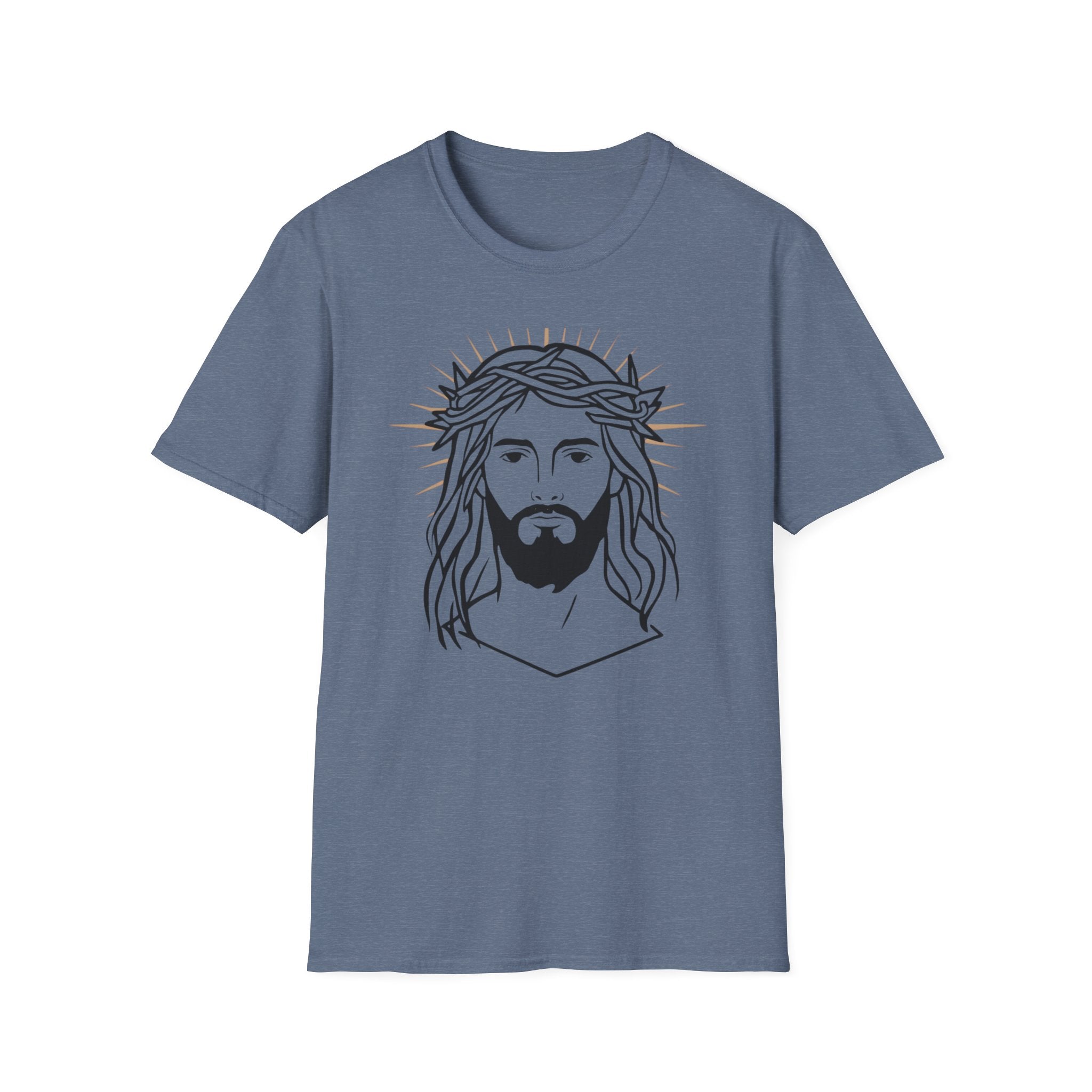 Jesus Portrait T-Shirt — Crown of Thorns Faith Tee