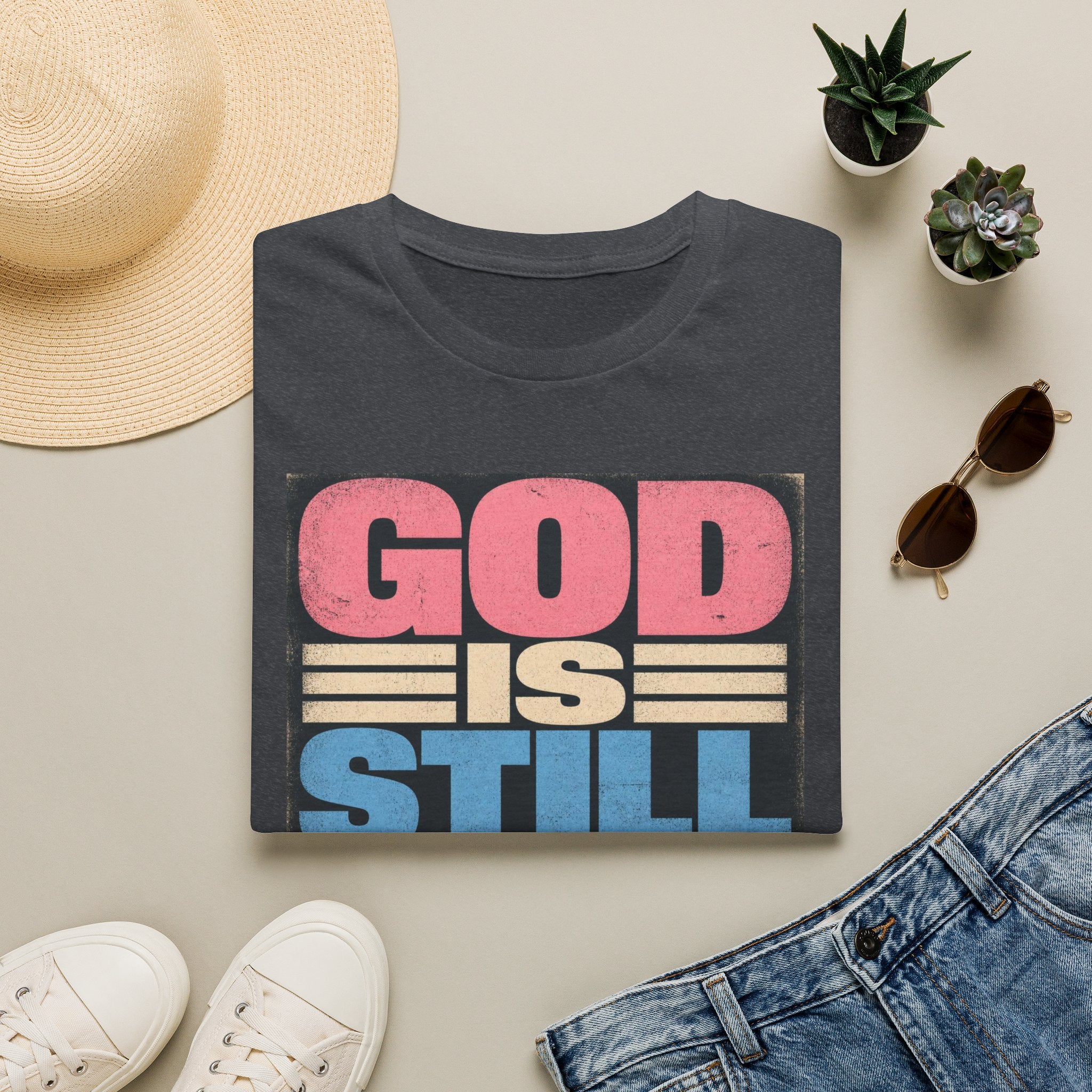 T-Shirt — "God Is Still Good" Retro Faith Graphic Tee