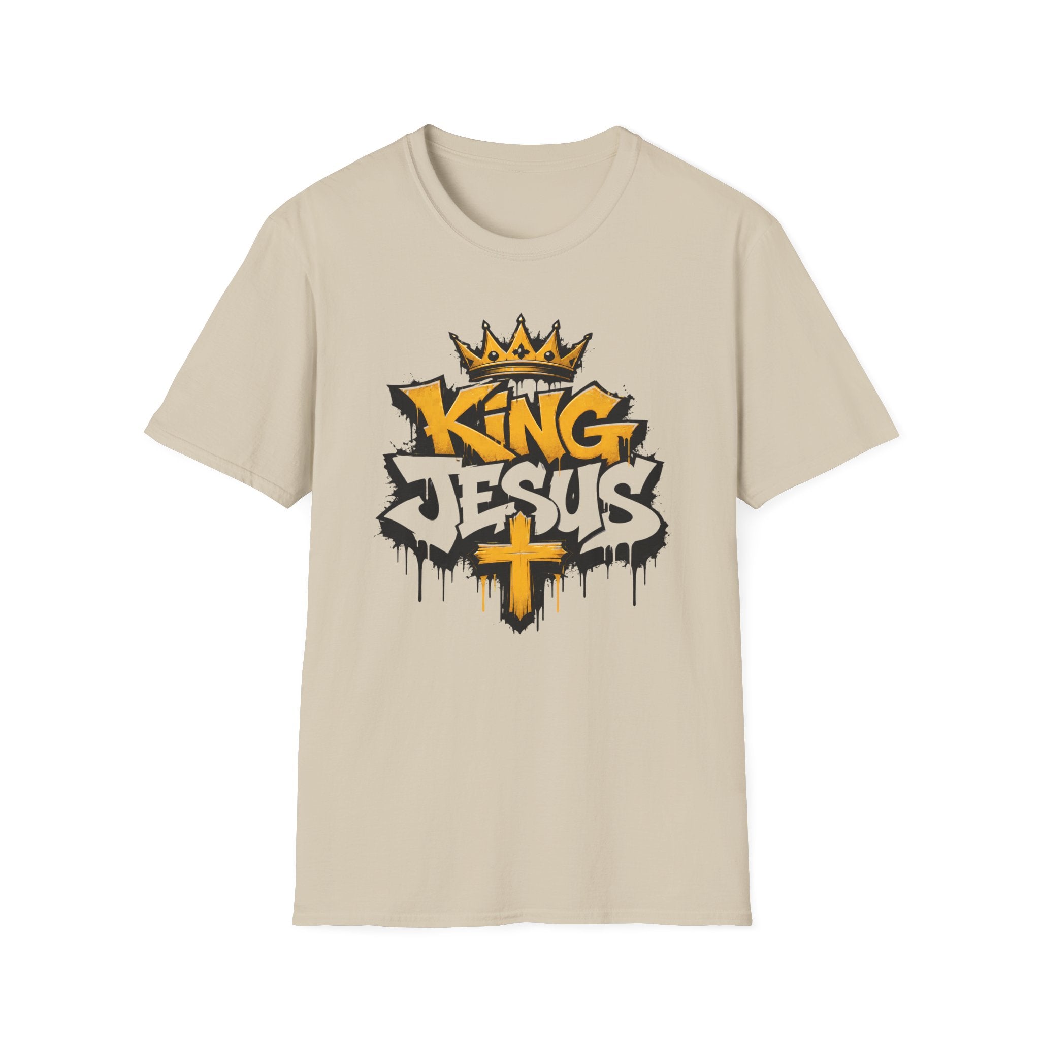 King Jesus T-Shirt — Crowned Faith Graphic Tee