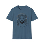 Jesus Portrait T-Shirt — Crown of Thorns Faith Tee