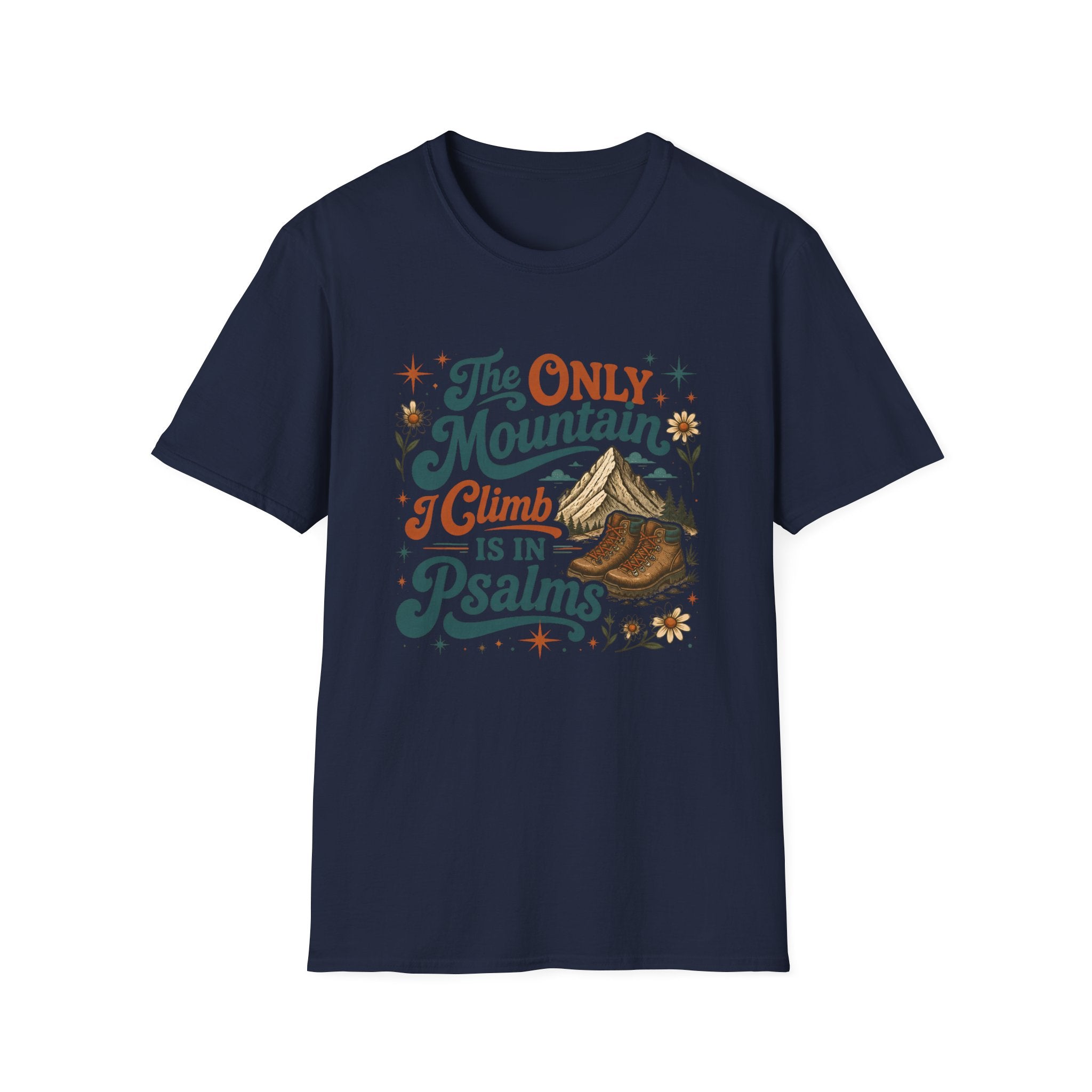 Mountain Psalms T-Shirt — "The Only Mountain I Climb Is in Psalms"