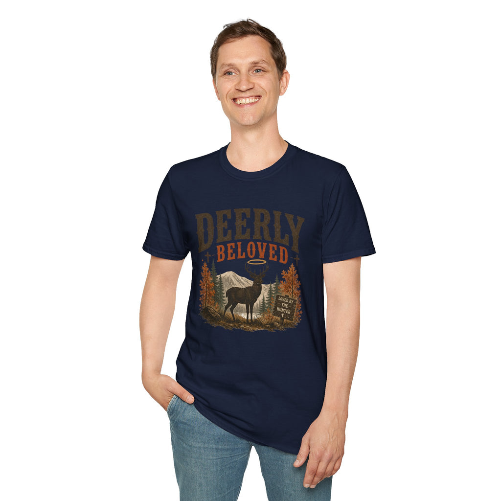 Deerly Beloved Graphic Tee — Rustic Deer Nature T-Shirt
