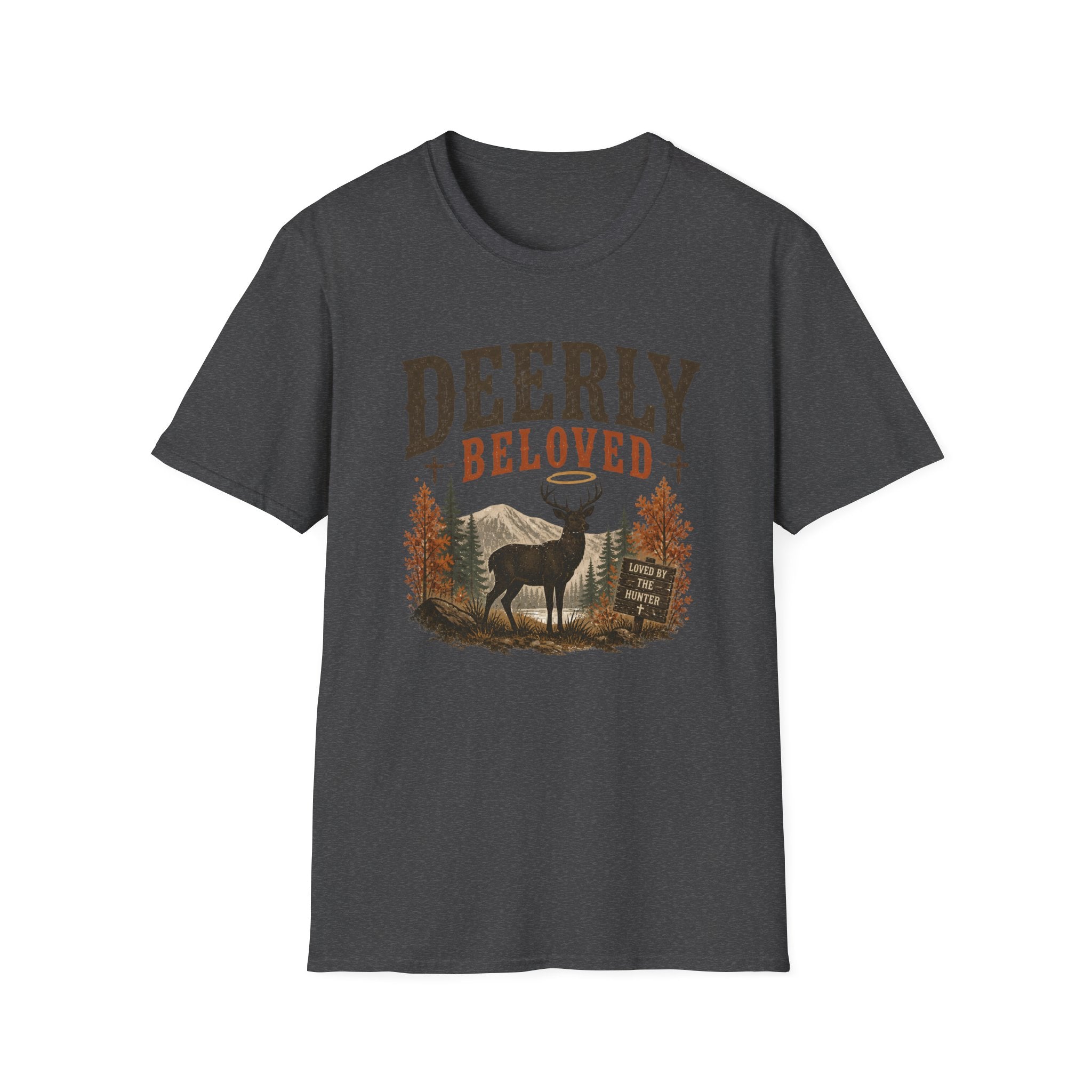 Deerly Beloved Graphic Tee — Rustic Deer Nature T-Shirt