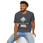 Mountain Campfire T‑Shirt — Scenic Outdoors Graphic Tee