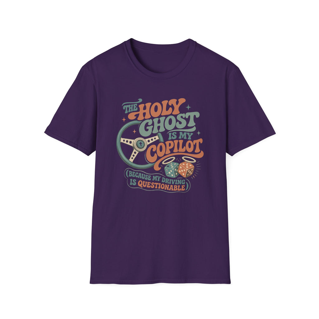 The Holy Ghost Is My Copilot T-Shirt — Religious Vintage Pilot Tee