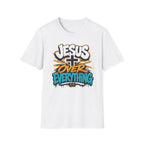 Jesus Over Everything T-Shirt — Faith Graphic Tee with Cross Streetwear Design